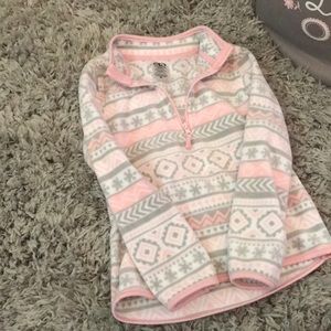 Fleece quarter zip sweater